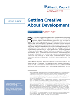 Getting Creative About Development