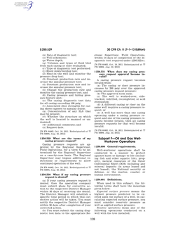 128 Subpart F—Oil and Gas Well- Workover Operations