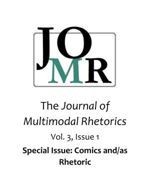 Vol. 3, Issue 1 Special Issue: Comics And/As Rhetoric