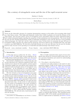 On a Century of Extragalactic Novae and the Rise of the Rapid Recurrent Novae