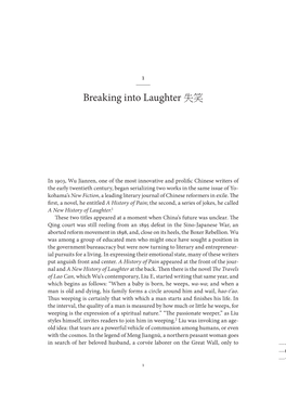 Breaking Into Laughter 䪹