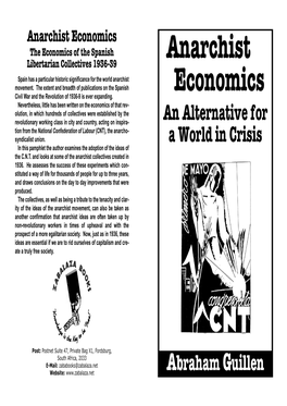 Anarchist Economics