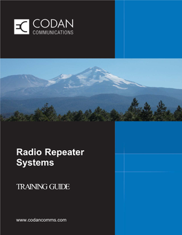 Codan TG-002-3-0-0 Radio Repeater System.Indd