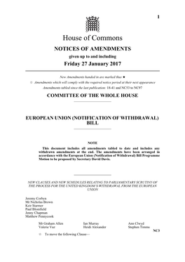 (Notification of Withdrawal) Bill