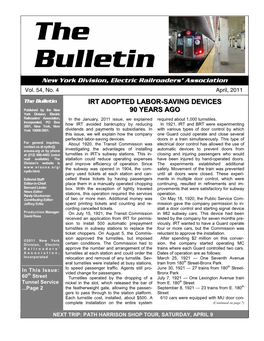 April 2011 Bulletin.Pub