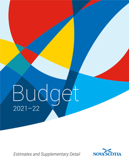 Estimates and Supplementary Detail: Budget 2021-22
