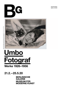 Umbo Fotograf Werke 1926–1956