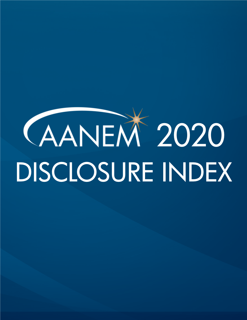 Disclosure Index