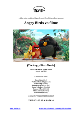 Angry Birds Vo Filme