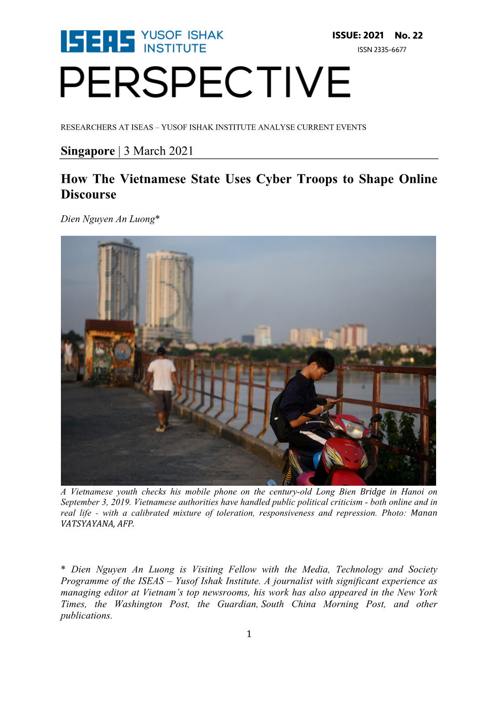 How the Vietnamese State Uses Cyber Troops to Shape Online Discourse