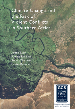 Climate Change and the Risk of Violent Conflicts in Southern Africa