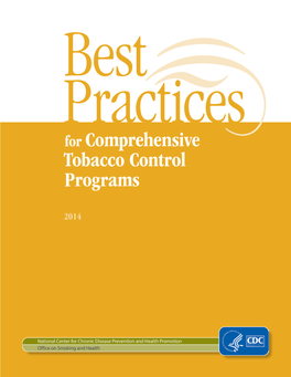 Best Practices for Comprehensive Tobacco Control Programs: 2014