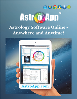 Astrology Software Online - Anywhere and Anytime!