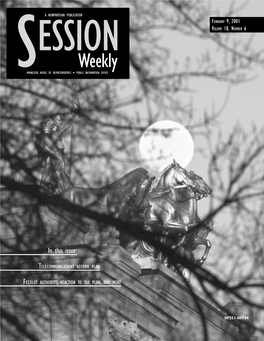 Session Weekly February 9, 2001; Vol. 18, Number 6