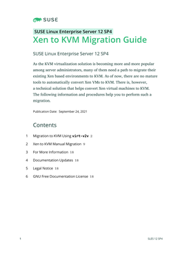 Xen to KVM Migration Guide