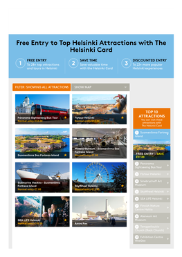 Free Entry to Top Helsinki Attractions with the Helsinki Card