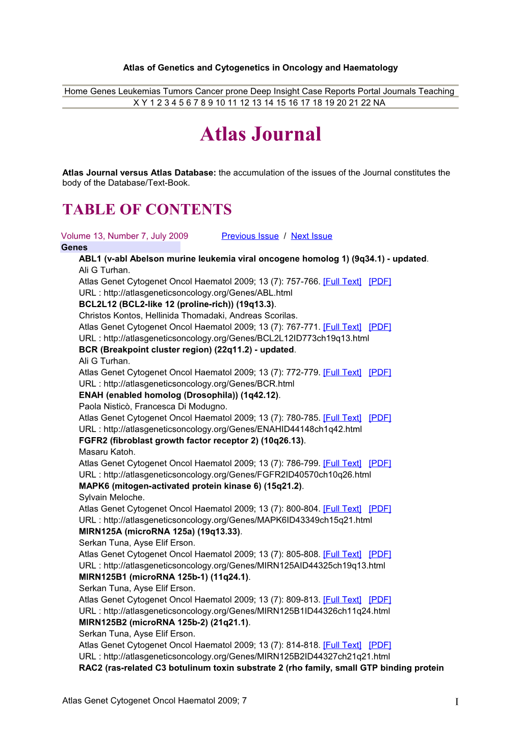 Atlas Journal