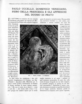Paolo Uccello, Domenico Veneziano, Piero Della Francesca E Gli Affreschi Del Duomo Di Prato