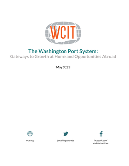 FINAL WCIT Research: the Washington Port System: Gateways