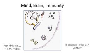 Mind, Brain, Immunity