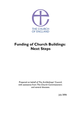 Funding of Church Buildings: Nextsteps