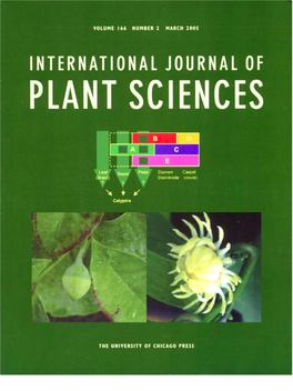 Sequence and Expression Studies of A-, B-, and E-Class Mads-Box Homologues in Eupomatia (Eupomatiaceae): Support for the Bracteate Origin of the Calyptra