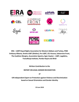 LGBTI Equal Rights Association for Western Balkans and Turkey, PINK