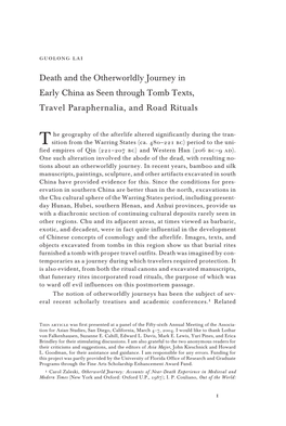 T.He Geography of the Afterlife Altered Significantly During the Tran