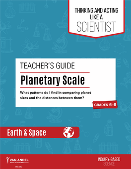 Planetary Scale What Patterns Do I Find in Comparing Planet Sizes and the Distances Between Them?
