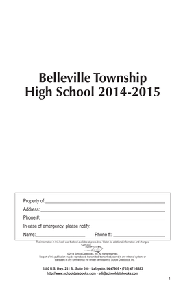 Belleville Township High School 2014-2015