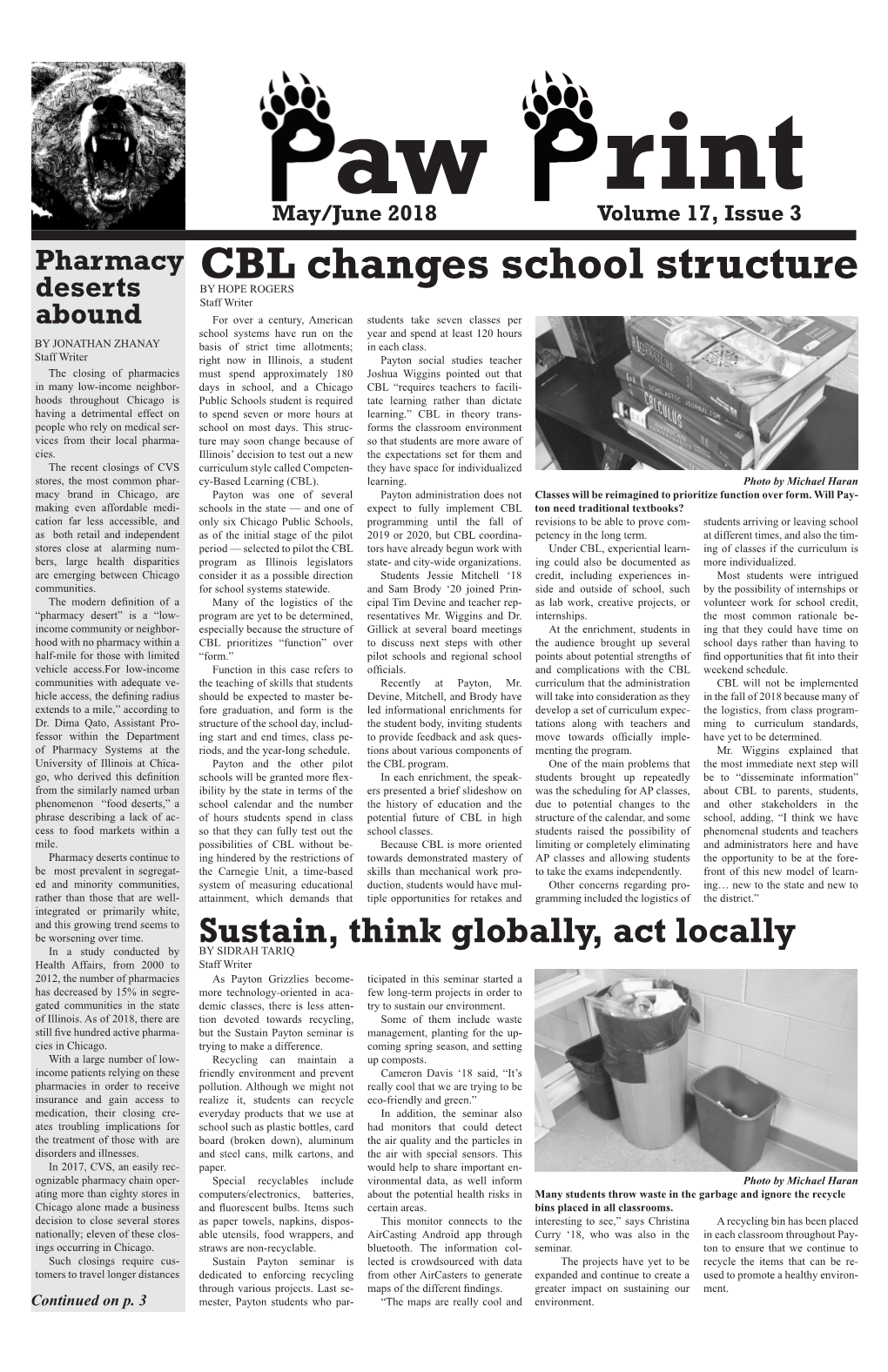 CBL Changes School Structure