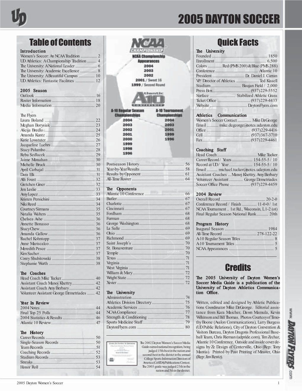 2005 WSOC Guide