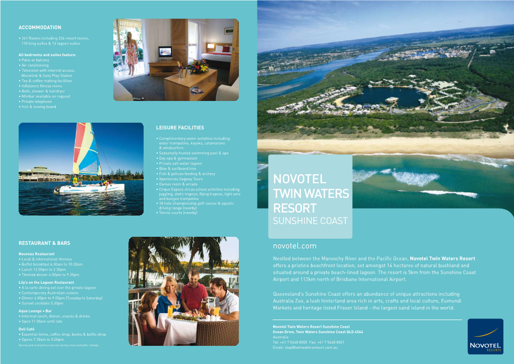 Novotel Twin Waters Resort