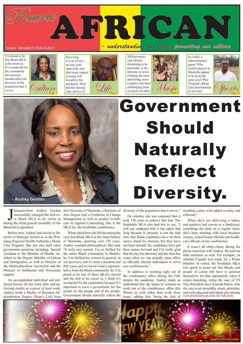 Government Should Naturally Reflect Diversity