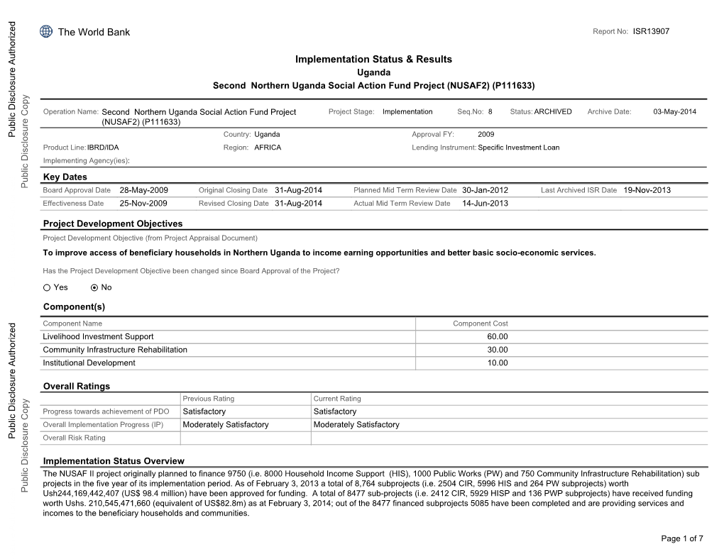 Implementation Status & Results