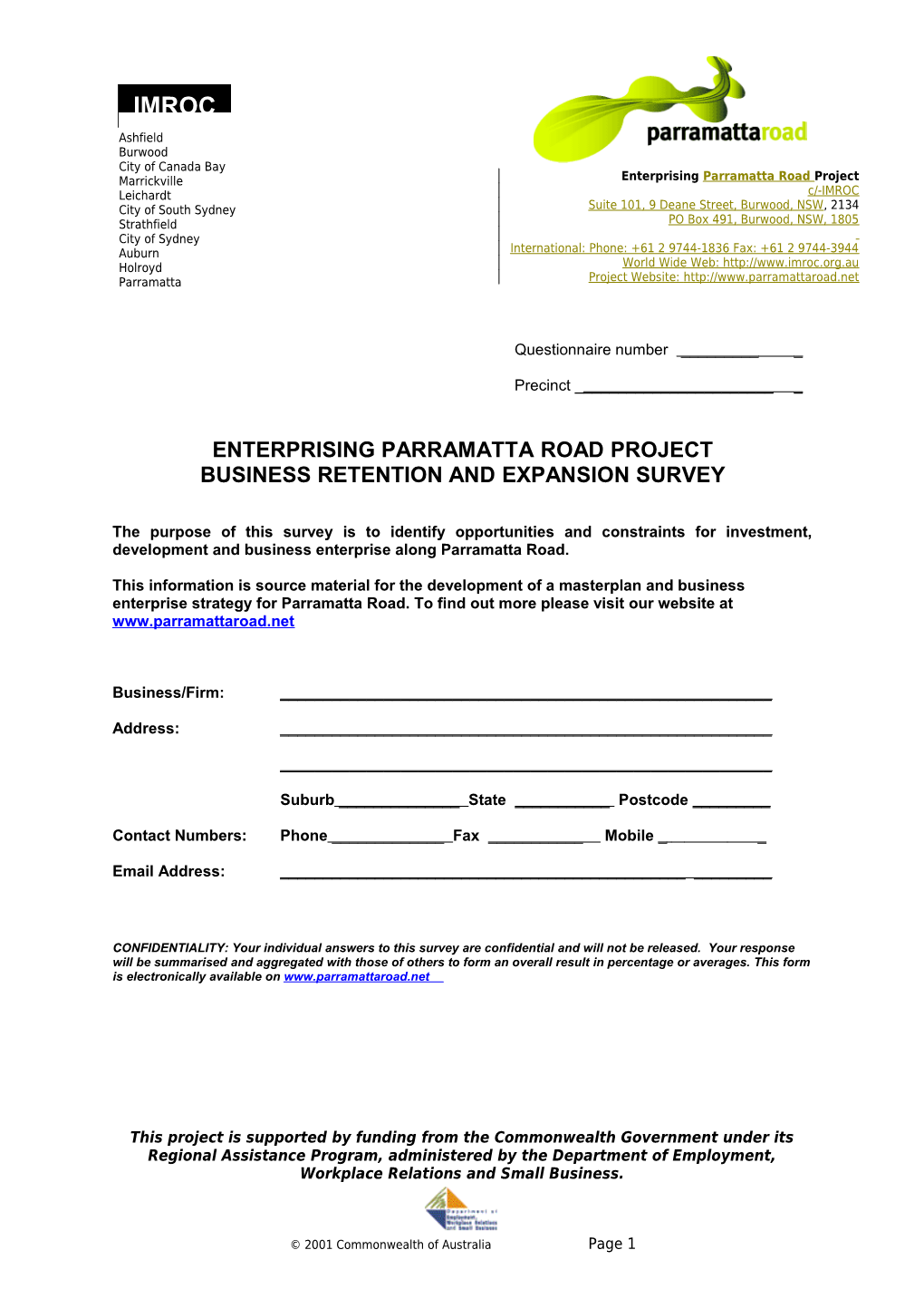 EPR Business Survey