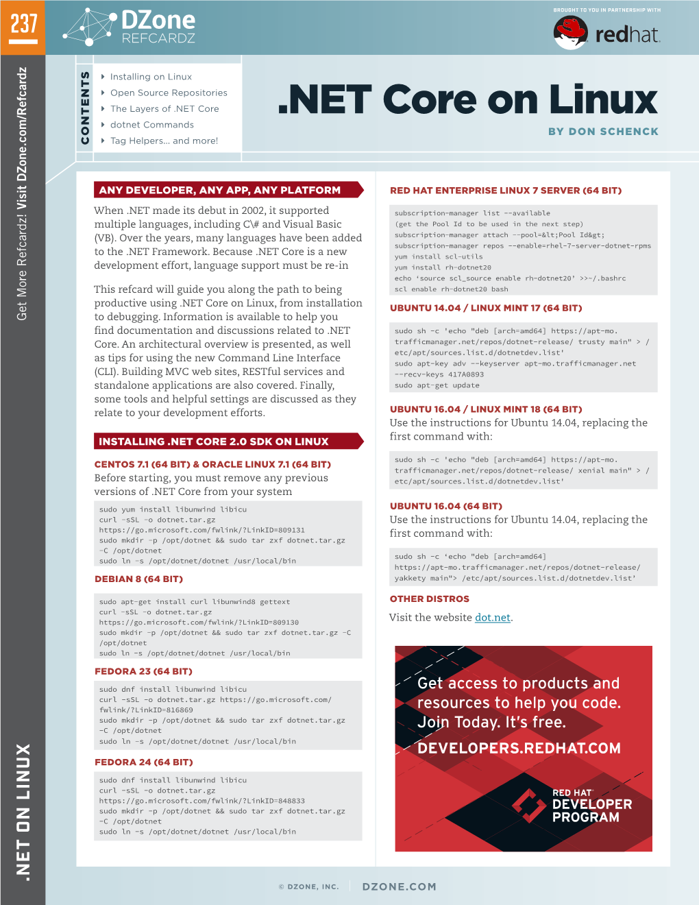 NET Core on Linux