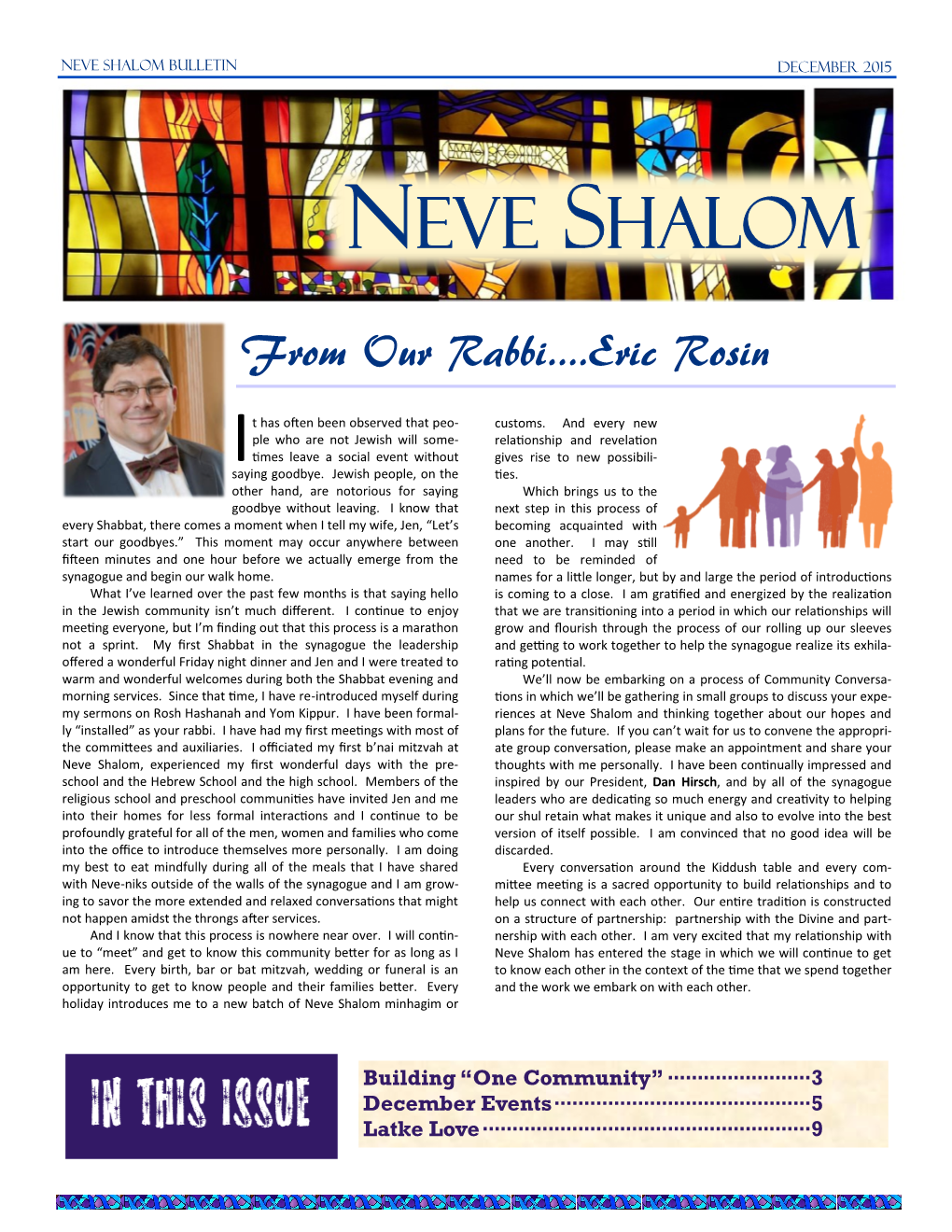 Neve Shalom Bulletin December 2015