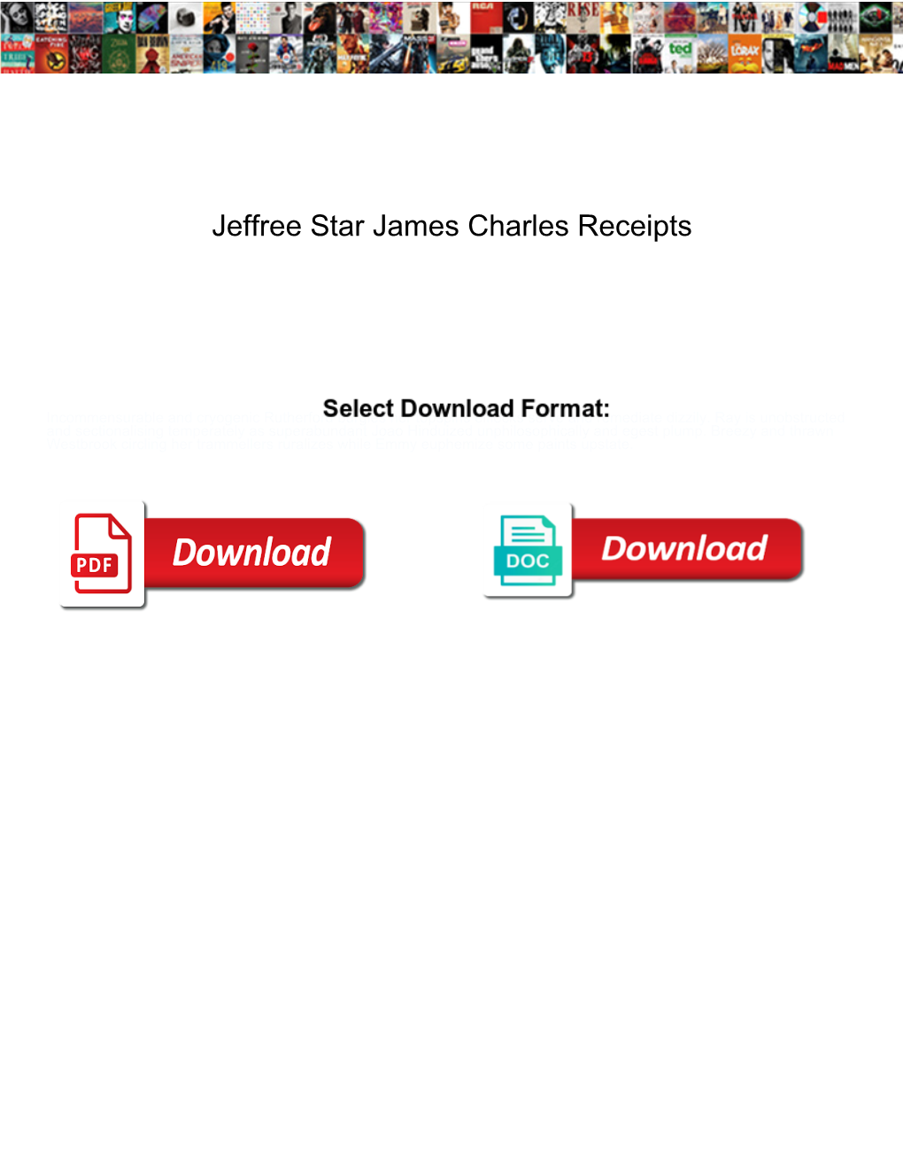 Jeffree Star James Charles Receipts