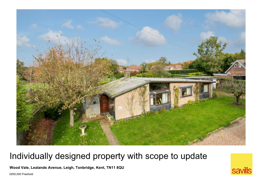 Individually Designed Property with Scope to Update