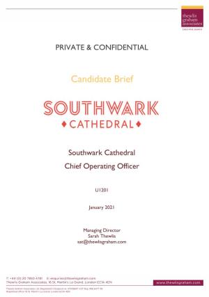 Southwark Cathedral Chief Operating Officer