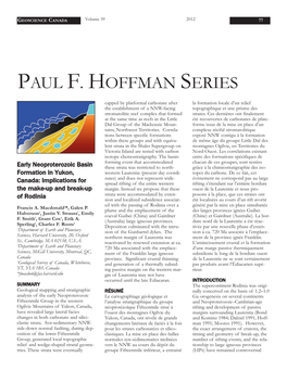 Paul F. Hoffman Series