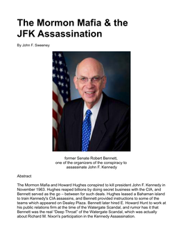 The Mormon Mafia & the JFK Assassination