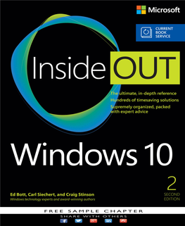 Windows 10 Inside out Second Edition