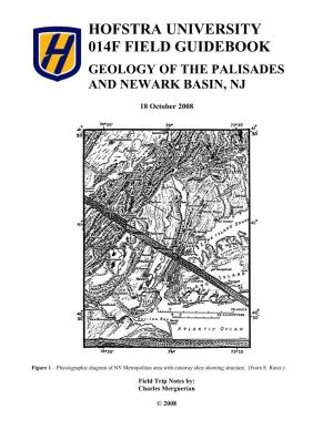 Hofstra University 014F Field Guidebook Geology of the Palisades and Newark Basin, Nj