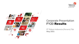 Corporate Presentation FY20 Results