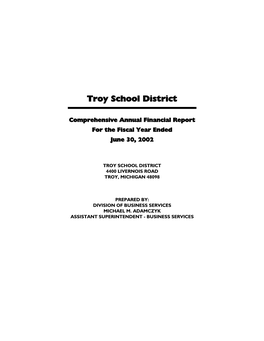 Troy School District