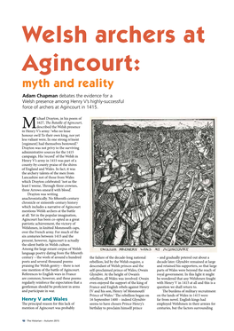 Welsh Archers at Agincourt