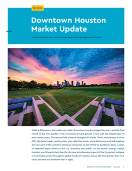 Market Update, First Quarter 2020