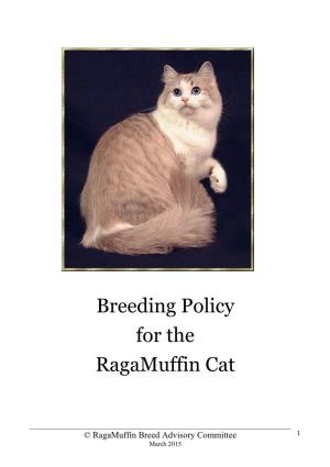 Breeding Policy for the Ragamuffin Cat